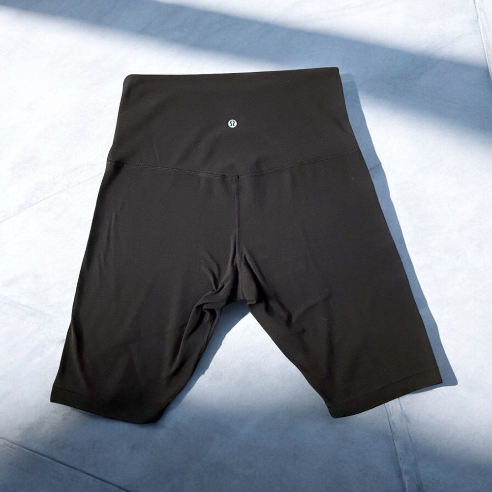 Lululemon Align High-Waisted Black 8inch Biker Shorts